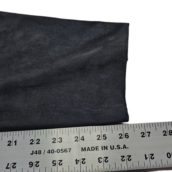 J. Jill Wearever Collection Women's M Faux Suede Black Pants with Pockets‎ - Picture 10 of 11
